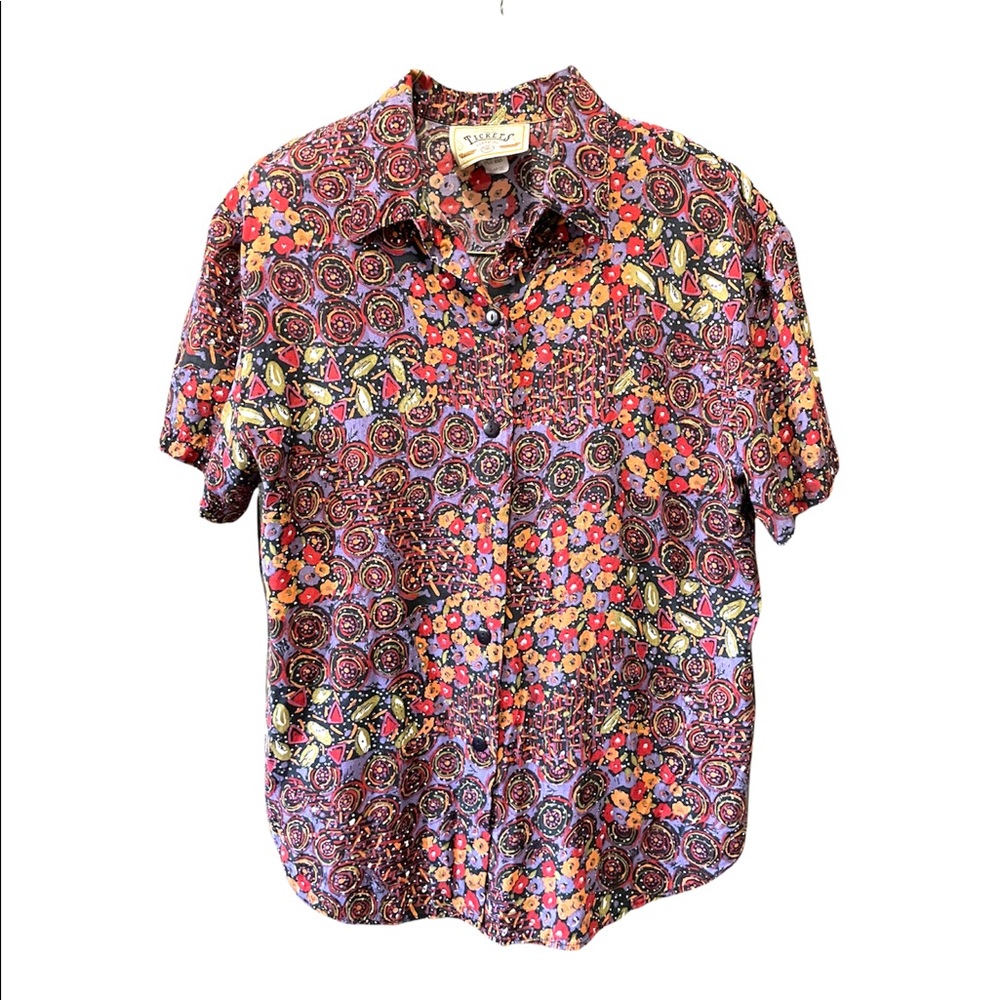 Vintage Floral Blouse